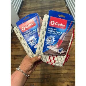 O-Cedar Pro Mist Max refill microfiber washable reusable pad mop mat Nip 4x